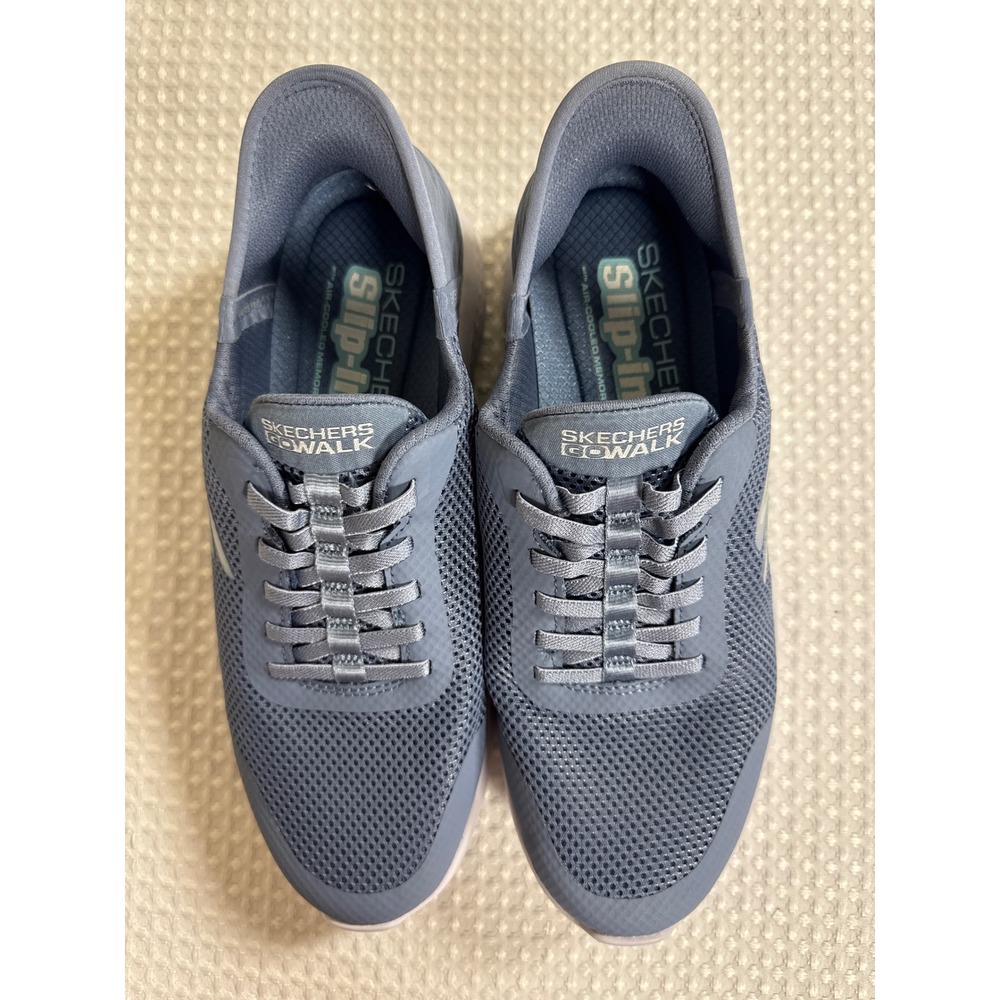 Skechers Sneakers Womens 8.5 GOwalk Slip-ins 124836 Blue EUC